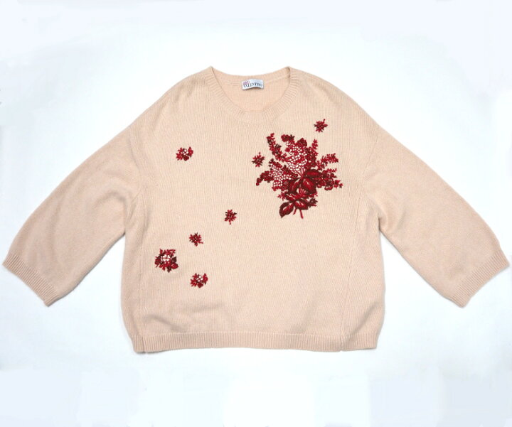 楽天市場】RED VALENTINO レッドヴァレンティノ ニット 刺繍 花  