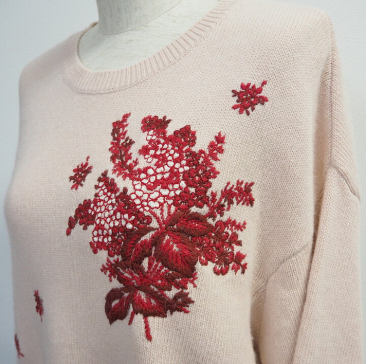 楽天市場】RED VALENTINO レッドヴァレンティノ ニット 刺繍 花  