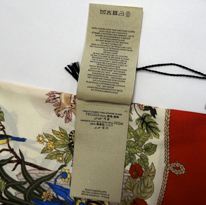 楽天市場】未使用 GUCCI グッチ 100周年記念 シルク100％ ストール 