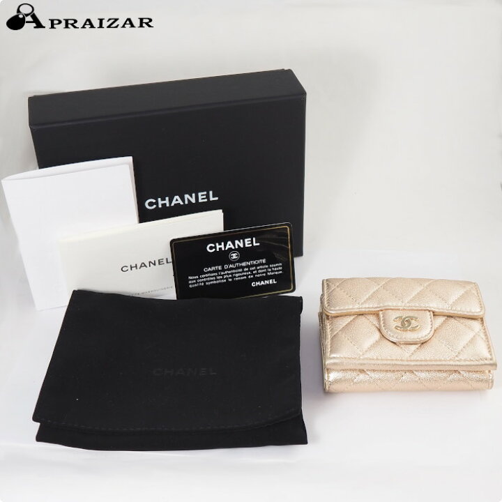 楽天市場】CHANEL シャネル スモール フラップ ウォレット レザー  
