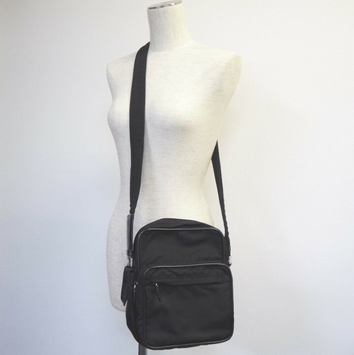 楽天市場】PRADA プラダ ナイロン ショルダーバッグ ブラック V406 斜 