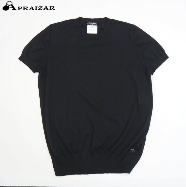 楽天市場】CHANEL シャネル カシミヤ70％ シルク30％ 半袖 ニット  