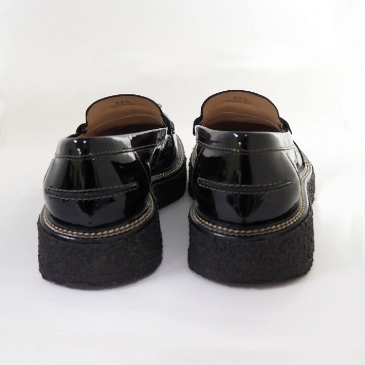 楽天市場】TODS トッズ レザー 厚底 エナメル タッセル ローファー 37 
