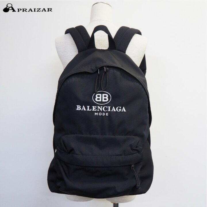 楽天市場】BALENCIAGA バレンシアガ BB MODE ナイロン リュック バック 