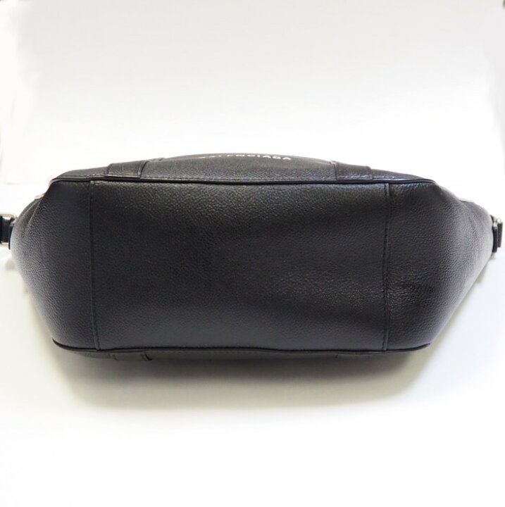楽天市場】BALENCIAGA バレンシアガ レザー ショルダーバッグ ブラック 