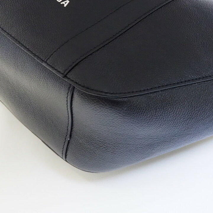 楽天市場】BALENCIAGA バレンシアガ レザー ショルダーバッグ ブラック 
