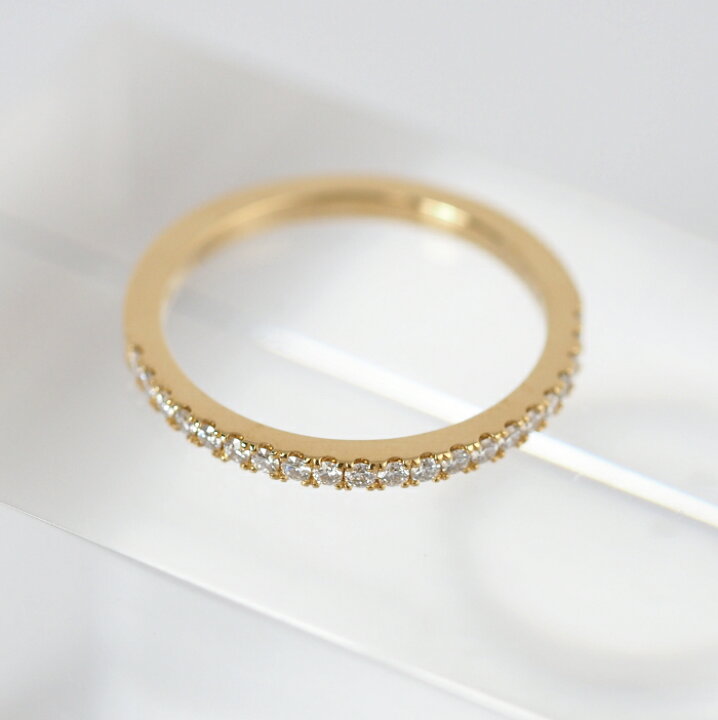 楽天市場】AHKAH アーカー K18イエローゴールド ダイヤ0.16ct ティナ  