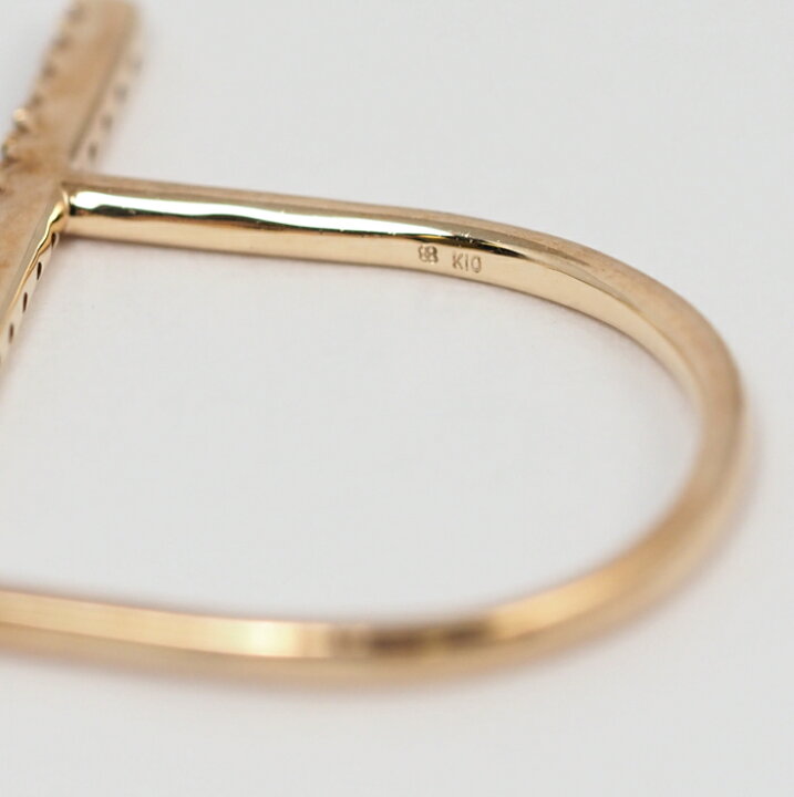 楽天市場】Hirotaka ヒロタカ K10イエローゴールド ダイヤ0.11ct  