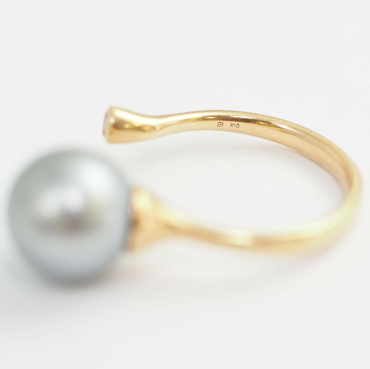 楽天市場】HIROTAKA ヒロタカ K10イエローゴールド タヒチパール約10.5  