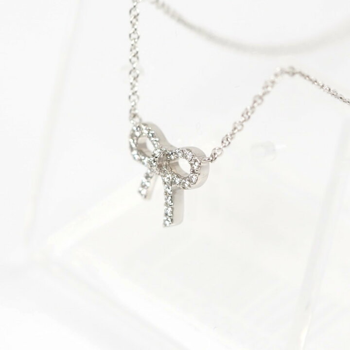 楽天市場】Tiffany＆Co. ティファニー ボウ 750 K18WG ホワイト  