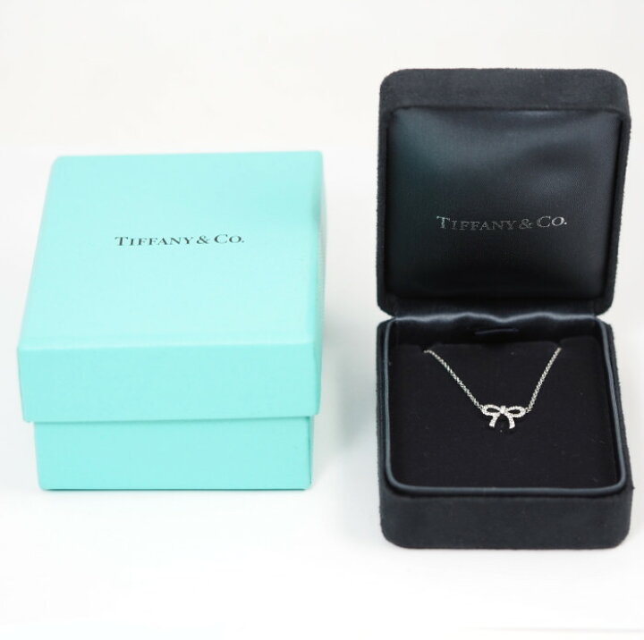 楽天市場】Tiffany＆Co. ティファニー ボウ 750 K18WG ホワイト 