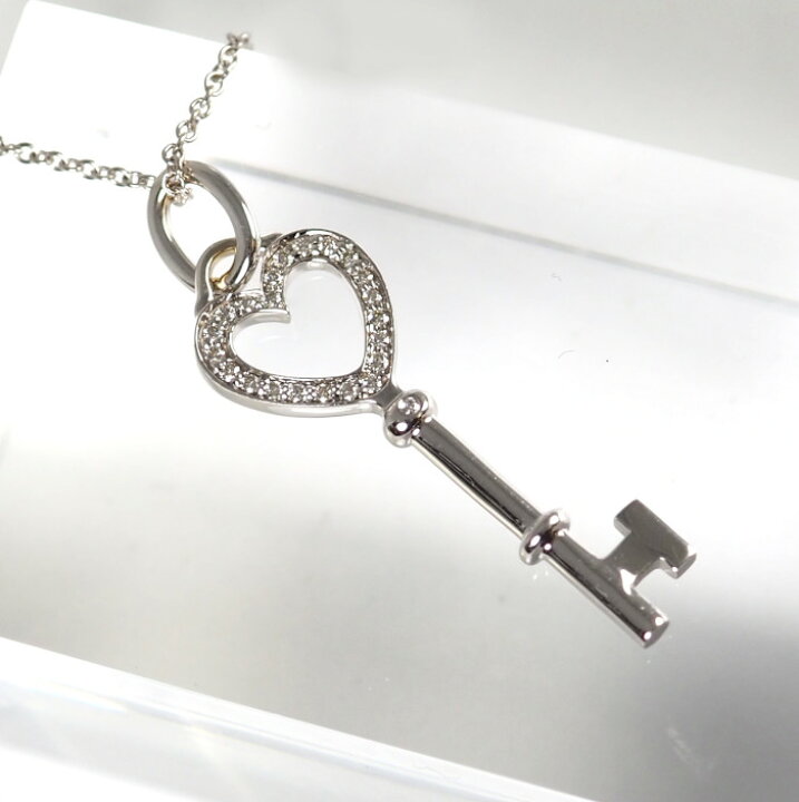 楽天市場】Tiffany＆Co. ティファニー 750 K18ホワイトゴールド ダイヤ 
