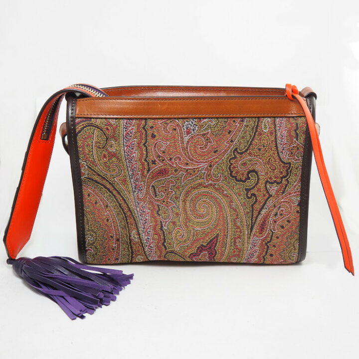 楽天市場】ETRO エトロ ペイズリー柄 2WAY ショルダーバッグ マルチ 