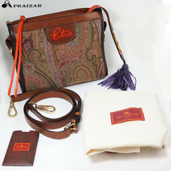 楽天市場】ETRO エトロ ペイズリー柄 2WAY ショルダーバッグ マルチ 