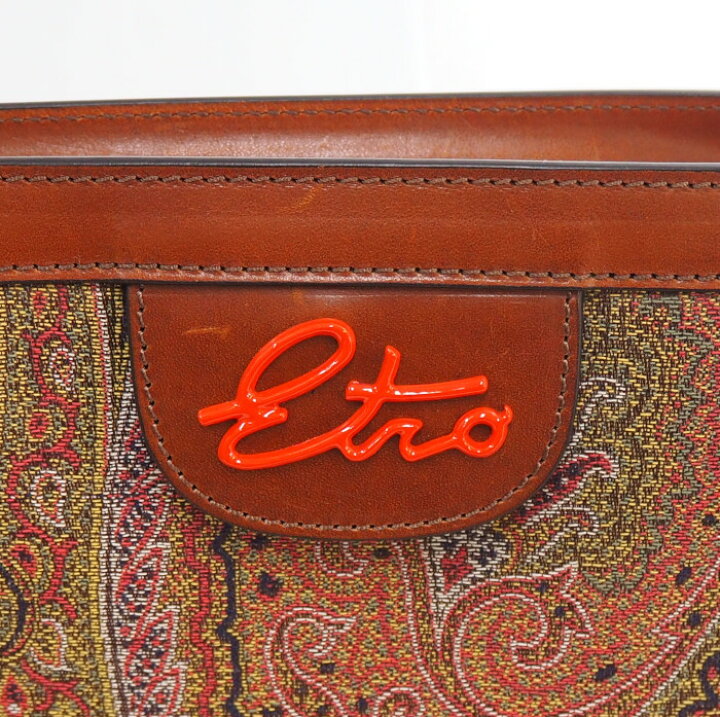 楽天市場】ETRO エトロ ペイズリー柄 2WAY ショルダーバッグ マルチ 