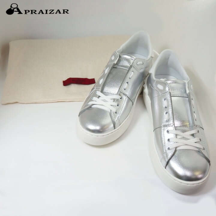 楽天市場】美品 VALENTINO ヴァレンティノ スタッズ スニーカー 37  
