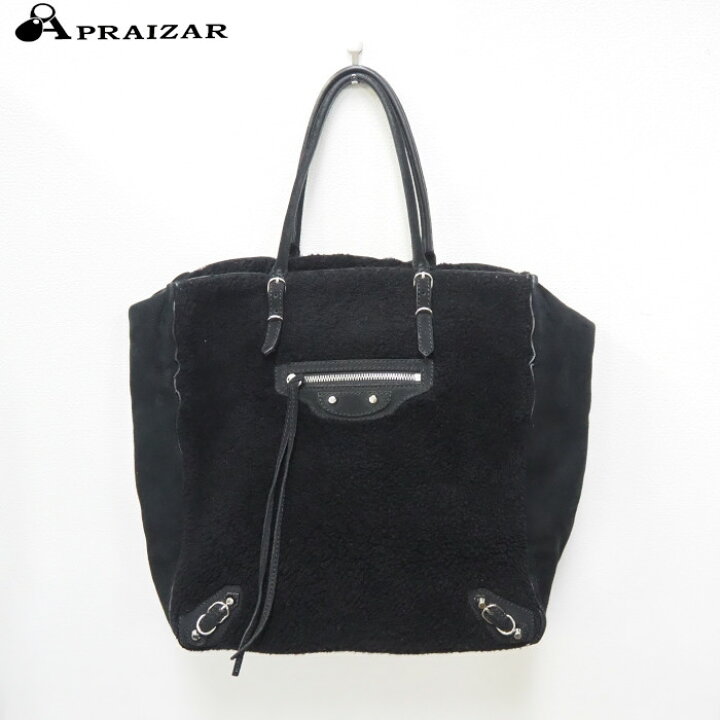 楽天市場】BALENCIAGA バレンシアガ ペーパー ボア ムートン ファー 