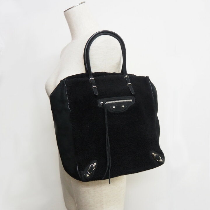 楽天市場】BALENCIAGA バレンシアガ ペーパー ボア ムートン ファー 