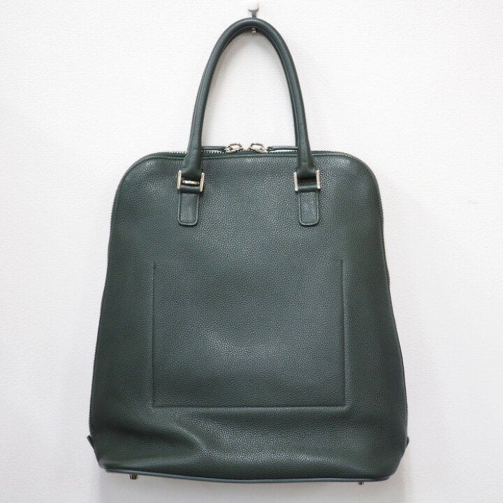 楽天市場】JIL SANDER ジルサンダー レザー 2WAY バッグ グリーン 収納 