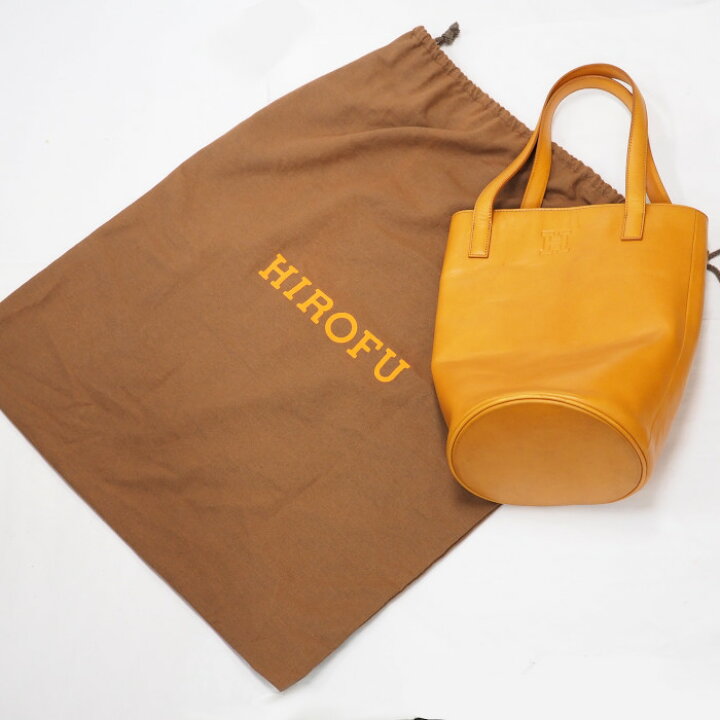楽天市場】HIROFU ヒロフ レザー 筒形 トートバッグ ハンドバッグ 
