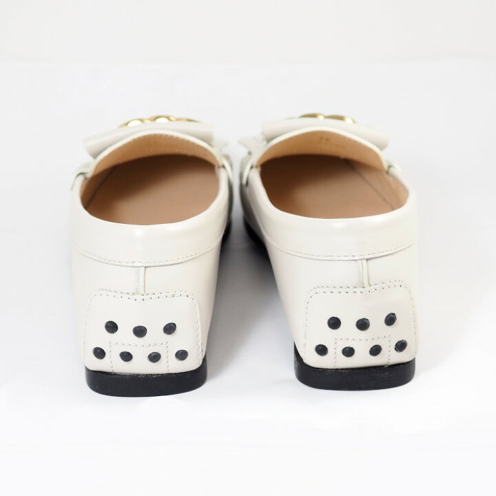楽天市場】美品 TODS トッズ レザー フリンジ ローファー 36 白 