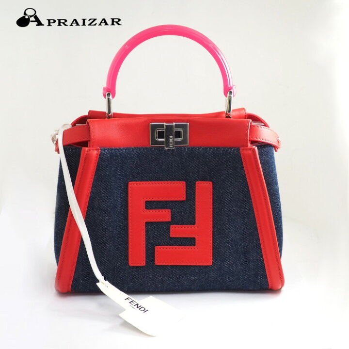 楽天市場】ほぼ未使用 FENDI フェンディ Peekaboo ピーカーブーミニ 