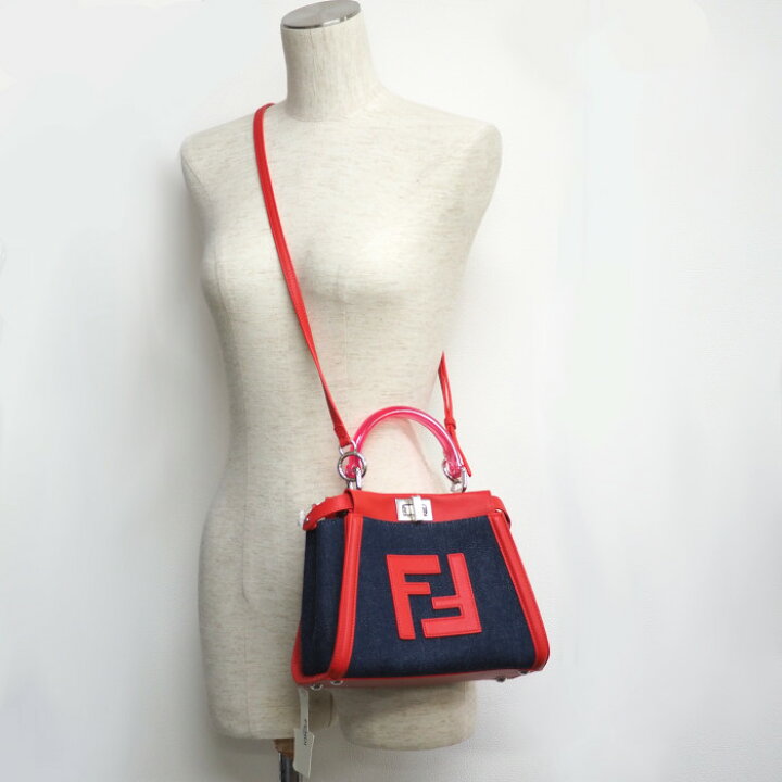 楽天市場】ほぼ未使用 FENDI フェンディ Peekaboo ピーカーブーミニ 