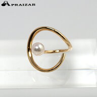 レターパックプラス発送 STAR JEWELRY スタージュエリー K10イエローゴールド パール約4.5mm 片耳用 イヤ…