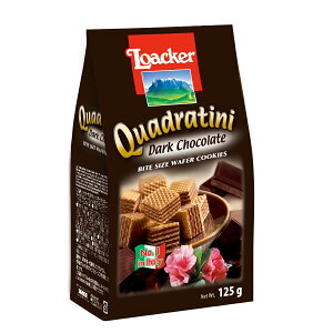 ロアカー クワドラティーニ ダーク チョコ 125g ( ウエハース / チョコレート )