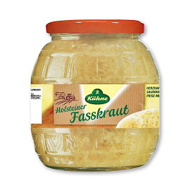 キューネ ザワークラフト(バレル) 850ml[業務用 常温 漬物 塩漬け] (413157)