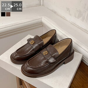 ローファー 靴 レディース ラウンドトゥ ヒール 合皮 3.5センチヒール 太ヒール ローヒール 消臭 軽量 大人 滑り止め 柔らかい 痛くない 疲れない コーデ 春 夏 秋 冬 フォーマル お仕事 通学