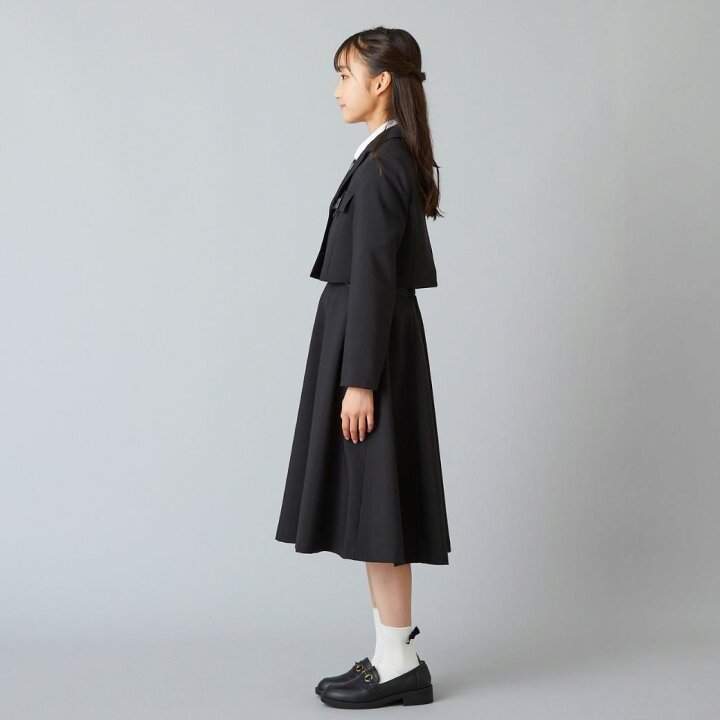 楽天市場】卒業式 スーツ 女の子 小学生 卒服 ワンピース ブラック  
