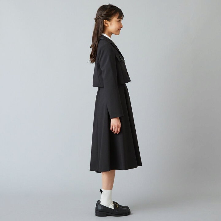 楽天市場】卒業式 スーツ 女の子 小学生 卒服 ワンピース ブラック  