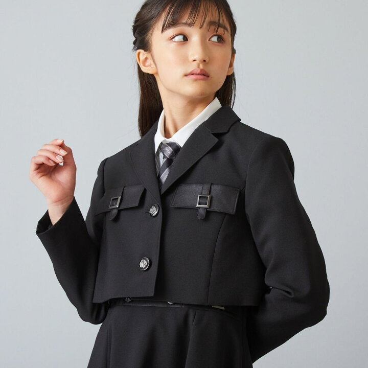 楽天市場】卒業式 スーツ 女の子 小学生 卒服 ワンピース ブラック  