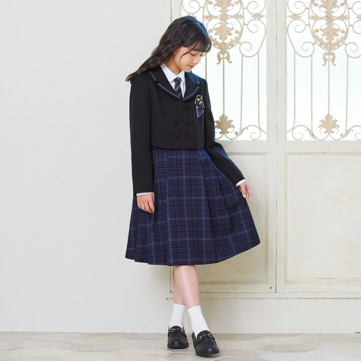 楽天市場】中学受験 学校見学 学校説明会 服装 女の子 ワンピース  