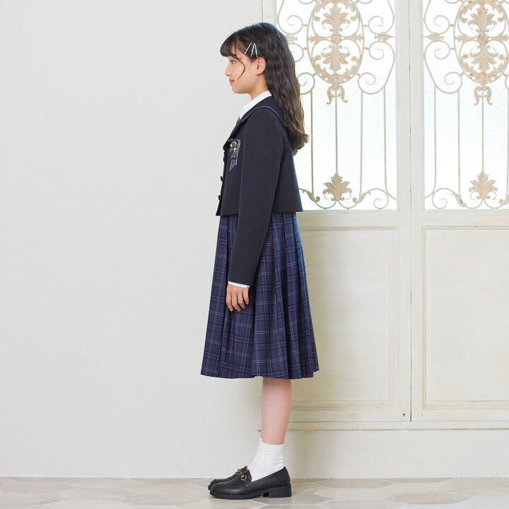 楽天市場】中学受験 学校見学 学校説明会 服装 女の子 ワンピース  