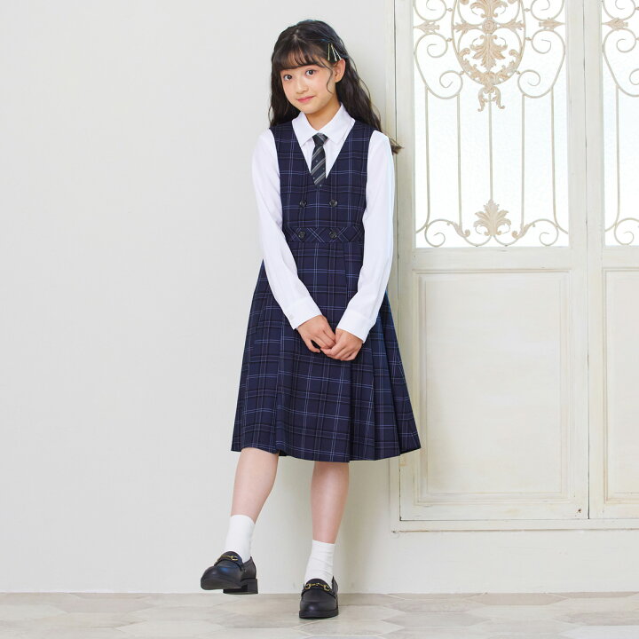 楽天市場】中学受験 学校見学 学校説明会 服装 女の子 ワンピース  