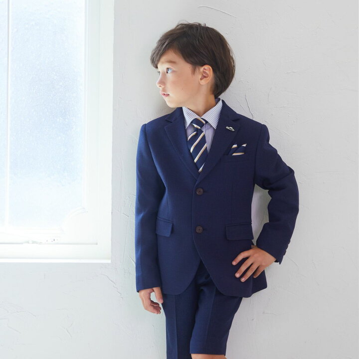 楽天市場】【在庫僅か！】入学式 スーツ 男の子 ネイビーチェック 