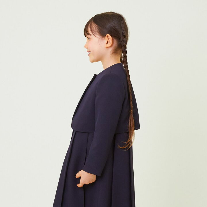 楽天市場】女の子 子供服 お受験 ノーカラー ボレロ 90 100 105 110  