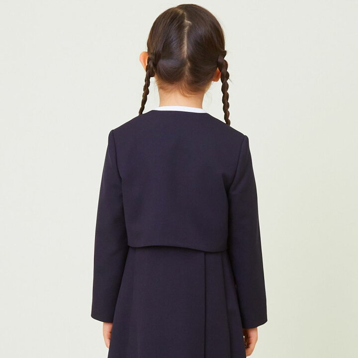 楽天市場】女の子 子供服 お受験 ノーカラー ボレロ 90 100 105 110  