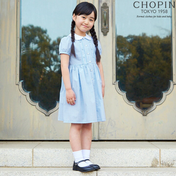 楽天市場】お受験 ワンピース 女の子 半袖 小学校 幼稚園 子供服 お花 