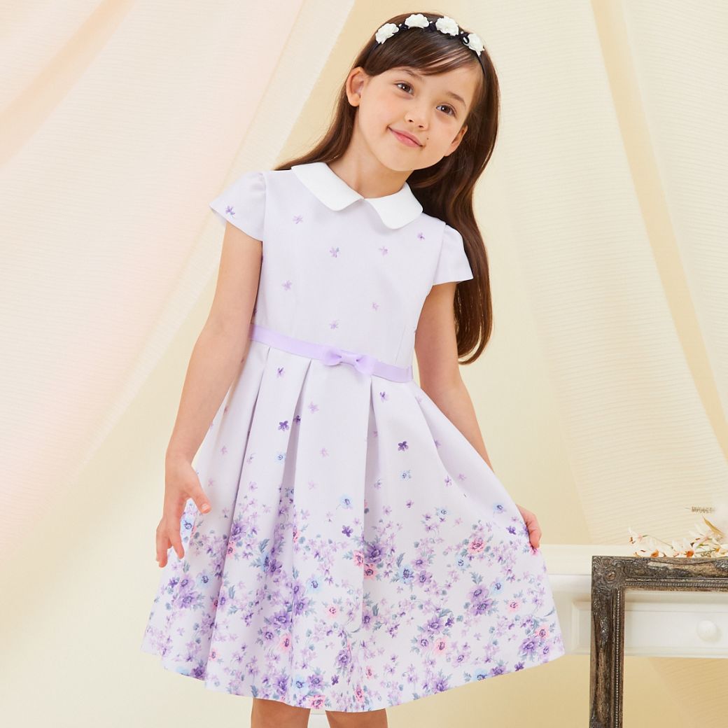CHOPIN 入学式 フォーマル 女の子 120 パープル 紫 ラベンダー-