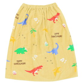 キッズ巻きタオル【約60cm丈】ラップタオル プール 恐竜 ダイナソー すいか スイカ サメ 海 水泳 こども【圧縮メール便1枚のみ送料無料】【N】【M】