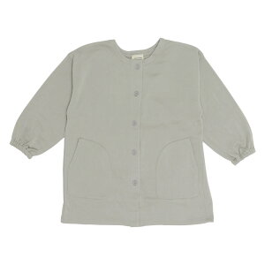 【アウトレット】裏起毛かっぽう着 フロントボタン 前開き 防寒 あったか 冬 厚手 ゆったり ポケット おしゃれ ギフト プレゼント【圧縮メール便1枚のみ送料無料】【P】【M】