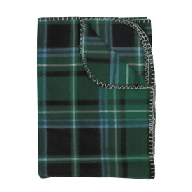 チェックかがりフリースブランケット 70×100cm Sサイズ ひざ掛け 薄手 持ち運び あったか かわいい おしゃれ プレゼント 2024【圧縮メール便1枚のみ送料無料】【N】【M】