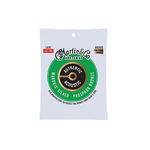 MARTIN �A�R�[�X�e�B�b�N�M�^�[�� AUTHENTIC ACOUSTIC Marquis Silked MA540S Light .012-.054