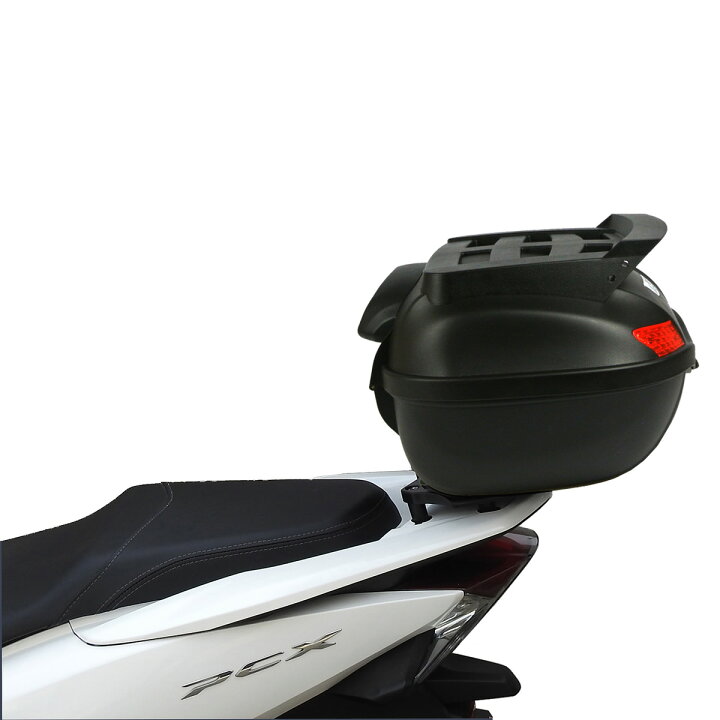 楽天市場 送料無料 Pcx専用 ボックス キャリア セット トップキャリア付 容量29l 取付簡単 リアボックス リアキャリア トップケース 適応車種 ホンダ Pcx125 Jf56 Jf81 Jf84 Jk05 Jk06 Pcx150 Kf18 Kf30 Pcx160 Kf47 Pcx 14 21 Pcx125 Pcx150 Pcx160 専用