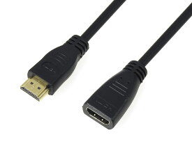 [HDMI-ANE] HDMI CABLE 30cm ハイスピード 延長ケーブル 金メッキ HDMIタイプAオス&メス 接続コード AV ビジュアル