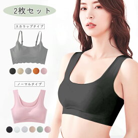 ＼お得な2枚セット／ノンワイヤー ナイトブラ 夜用 パッド 付き 育乳 ブラジャー 自胸 シームレス 昼夜兼用 大きいサイズ 谷間 脇高 バストアップ 補正下着 横流れ 防止 産後 夜 縫い目少な目 スポーツブラ ブラトップ