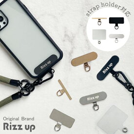 スマホホルダー 金属 透明 送料無料 ストラップホルダー 全機種対応 ホルダー ショルダーストラップ リングストラップ スマホストラップ ホルダー 単品 クリアホルダー単品　透明ホルダー単品 2個セット